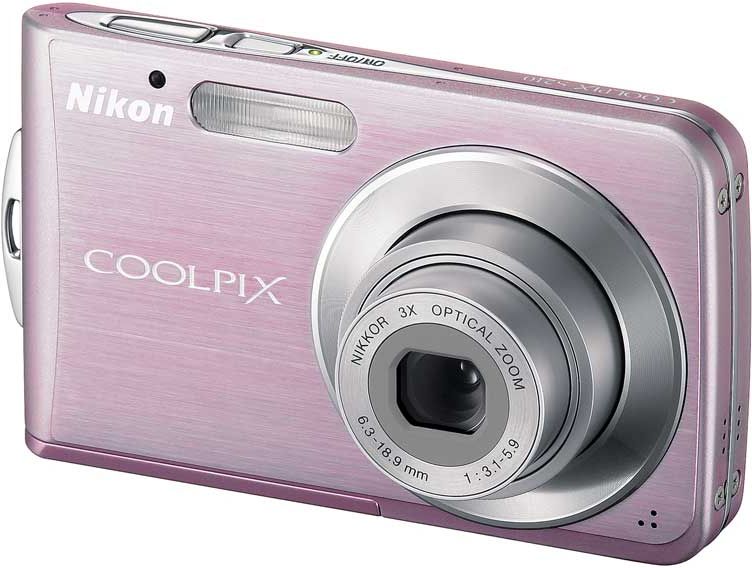 Aparat cyfrowy NIKON COOLPIX S210 Różowy - Ceny i opinie na