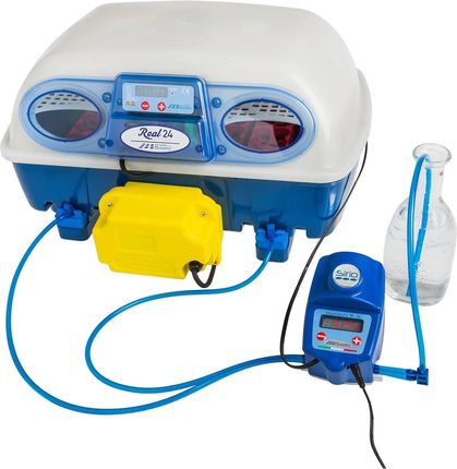 Borotto Inkubator Do Jaj - Klujnik - Wylęgarka - 24 Jaja - System Nawadniania - W Pełni Automatyczny - Real 24 Automatic + Sirio Humidity