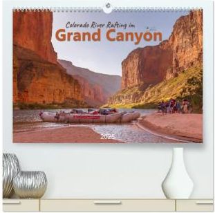 Colorado River Rafting im Grand Canyon (hochwertiger Premium Wandkalender 2025 DIN A2 quer), Kunstdruck in Hochglanz