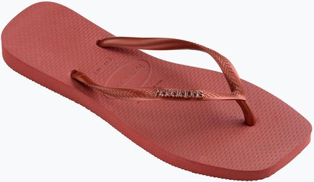 Japonki damskie Havaianas Square Logo Metallic mahogany | WYSYŁKA W 24H | 30 DNI NA ZWROT