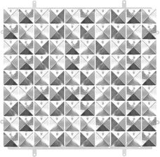 Zdjęcie Panel Dekoracyjny Srebrny 3D 30X30Cm - Włocławek