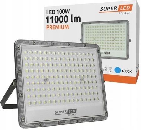 Naświetlacz Led Halogen Lampa Slim Led 100W 11000Lm Premium Superled