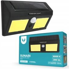 Lampa Solarna Zewnętrzna Z Czujnikiem Ruchu Zmierzchu Zintegrowany Panel