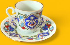 Zestaw do kawy Kutahya, porcelana  6 fili�anek i 6 spodk�w