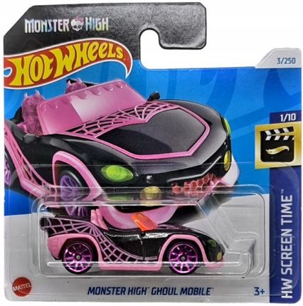 Hot Wheels Monster High Ghoul Mobile autko seria 2024 HTC80