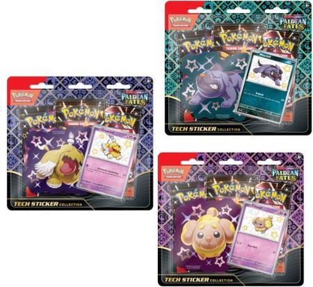 Pokemon TCG Paldean Fates Tech Sticker Bundle (12)   