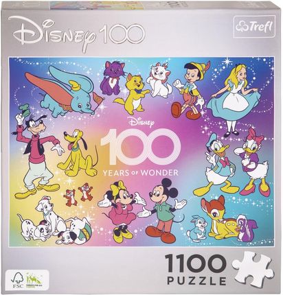 Trefl Puzzle 1100el. Disney Classic 100 lat cudów 93357