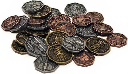 Drawlab Entertainment Metalowe Monety Forged Dwarven (zestaw 24 monet)