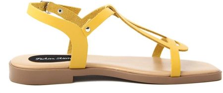 Sandały marki Fashion Attitude model FAME23_23110MQH kolor Zółty. Obuwie damski. Sezon: Wiosna/Lato