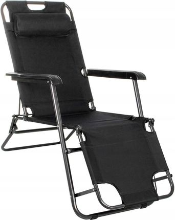 Leżak Ogrodowy Plażowy Fotel Składany Zero Gravity Turystyczny Krzesło 2W1