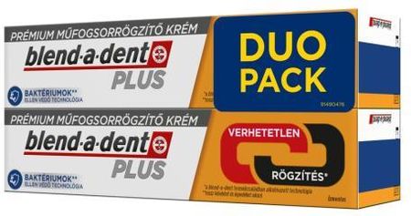 Blend-A-Dent Plus Unbeatable Hold Premium Adhesive Cream Zestaw Krem Mocujący 2x40g Unisex