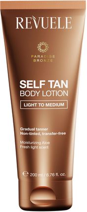 Revuele Self Tan Samoopalający Balsam Do Ciała Light-Medium 200ml