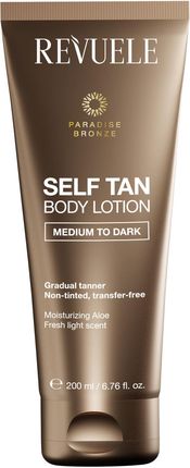 Revuele Self Tan Samoopalający Balsam Do Ciała Medium-Dark 200ml