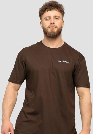 GymBeam Men‘s Basic T-Shirt Chocolate Brown