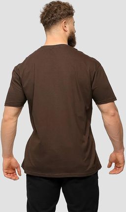 GymBeam Men‘s Basic T-Shirt Chocolate Brown - zdjęcie 2