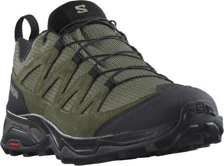 Męskie buty turystyczne Salomon X Ward Leather Gore-Tex Rozmiar butów (UE): 45 1/3 / Kolor: zielony/czarny