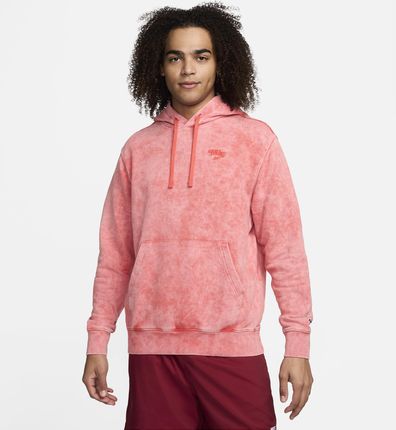 Męska bluza z kapturem Nike Sportswear Club Fleece - Czerwony