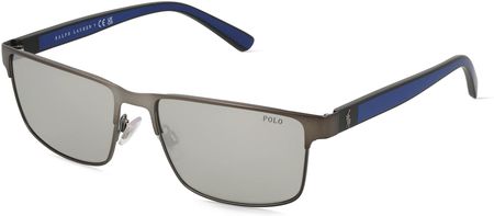 Polo Ralph Lauren 0PH3155 Męskie okulary przeciwsłoneczne, Oprawka: Acetat, szary