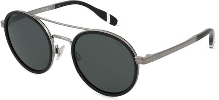 Polo Ralph Lauren 0PH3150 Męskie okulary przeciwsłoneczne, Oprawka: Metal, czarny