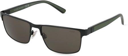 Polo Ralph Lauren 0PH3155 Męskie okulary przeciwsłoneczne, Oprawka: Acetat, czarny