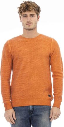 Swetry marki Distretto12 model F2U MA0510 C0014DD00 kolor Pomarańczowy. Odzież męska. Sezon: