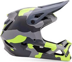 Zdjęcie Kask Rowerowy Full Face Fox Rampage Camo Mips Szary-Żółty - Kraśnik
