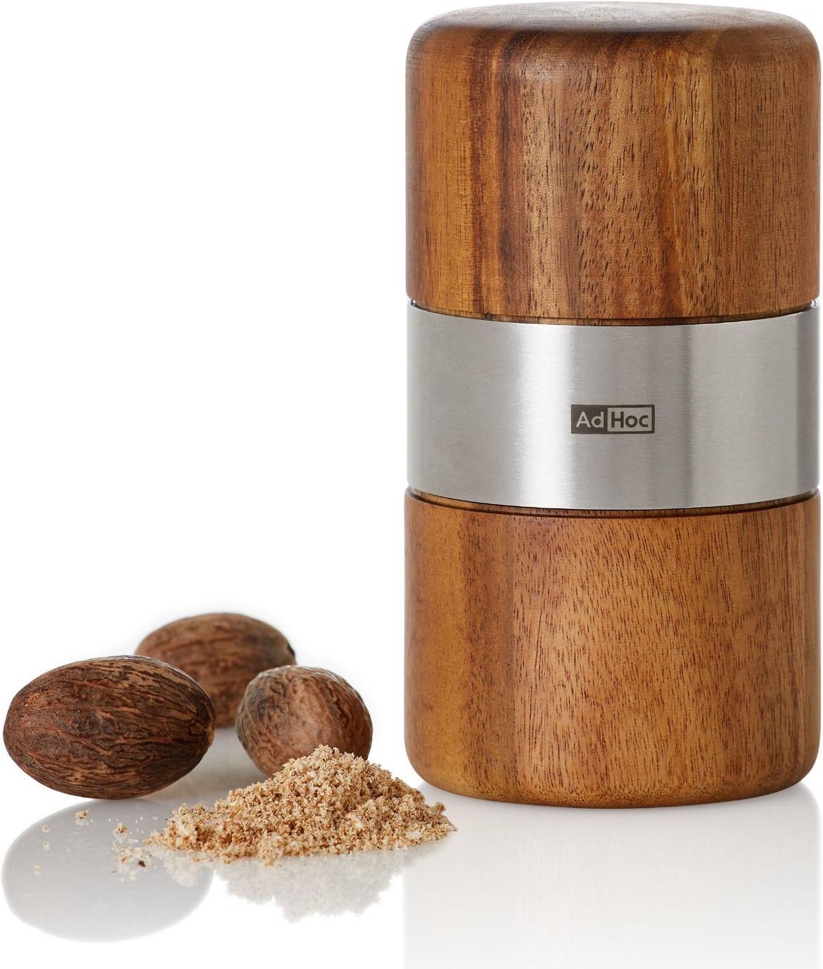 AdHoc PM70 Muskatmühle Muskato | innovative Holzmühle für edle Muskatn