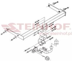 Zdjęcie Steinhof Hak Holowniczy Vw Passat 03/2005-10/2010 V140 - Mosina