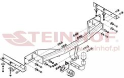 Zdjęcie Steinhof Hak Holowniczy Opel Meriva 2010- O176 - Żerków