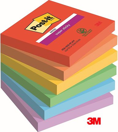 Post-It Karteczki Super Sticky 76X76Mm (654-Ss-Pla