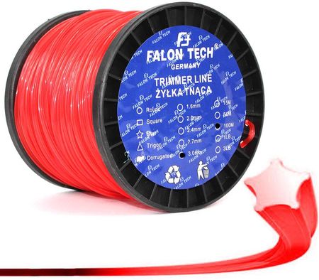 Falon-Tech Żyłka Tnąca Do Głowicy Kosy Gwiazdka 100M X 3,0mm