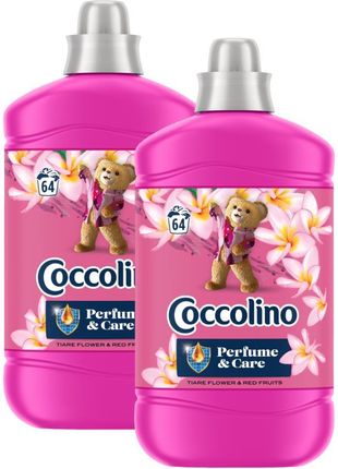 Coccolino Zestaw 2X Supersensorial Tiare Flower & Red Fruits 1600Ml