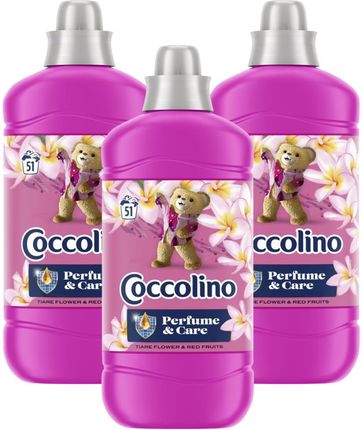 Coccolino Zestaw 3X Supersensorial Tiare Flower & Red Fruits 1275Ml