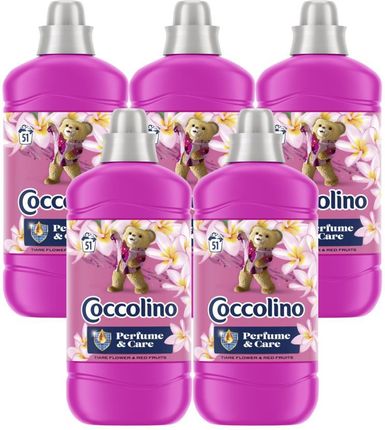 Coccolino Zestaw 5X Supersensorial Tiare Flower & Red Fruits 1275Ml