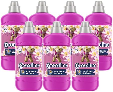 Coccolino Zestaw 7X Supersensorial Tiare Flower & Red Fruits 1275Ml