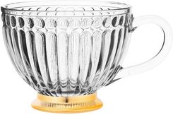 Altom Zestaw Szklanych Kubk�w Lili Na Z�otej Stopce 430Ml 6Szt.