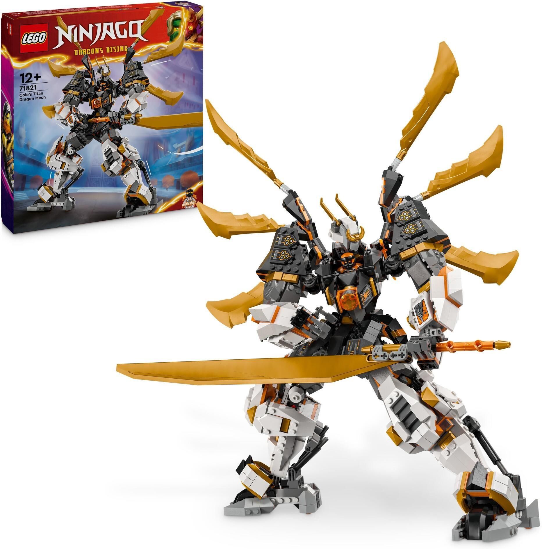 LEGO Ninjago 71821 Tytanowy smok-mech Cole’a - Ceny i opinie - Ceneo.pl