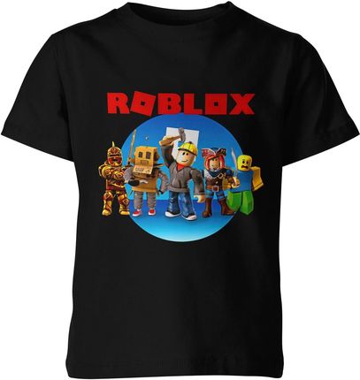 Roblox Postacie Dziecięca koszulka (140, Czarny)