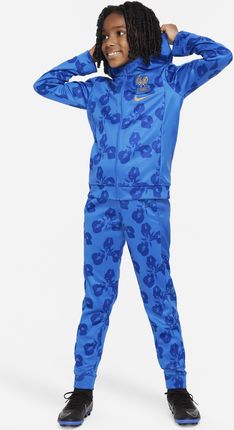 Piłkarski dres z tkaniny dla dużych dzieci Nike FFF - Niebieski