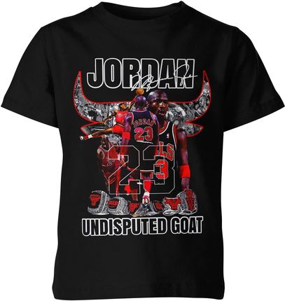 Michael Jordan Chicago Bulls Nba Vintage Dziecięca koszulka (128, Czarny)