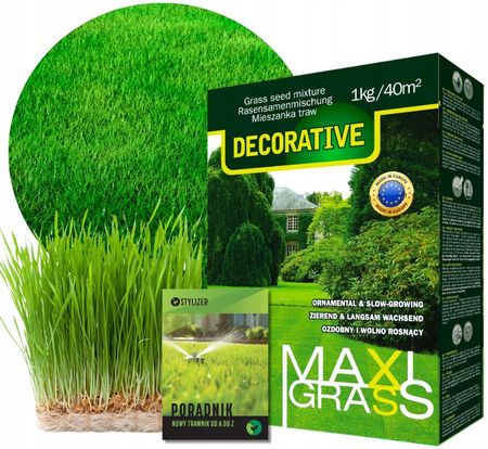 Granum Trawa Nasiona Dekoracyjna 2kg Nawóz Do Trawy Na 80m² Decorative