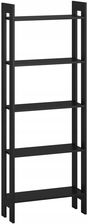 Zdjęcie Regał drabinka do salonu 5 półek 165x62 cm czarny - Nysa