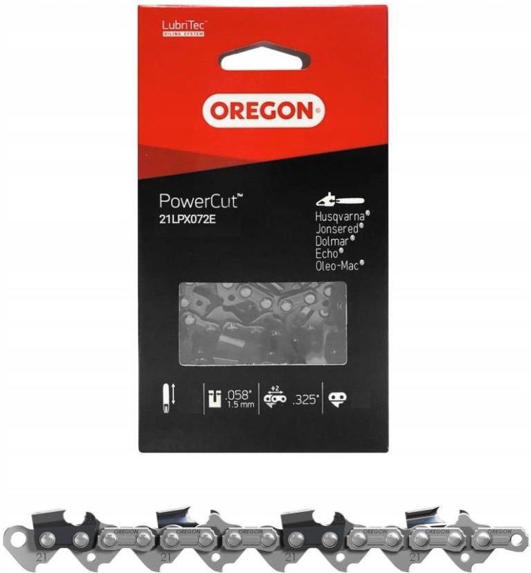 Catena motosega Oregon 21BPX072E - Passo .325'' spessore 1,5 mm