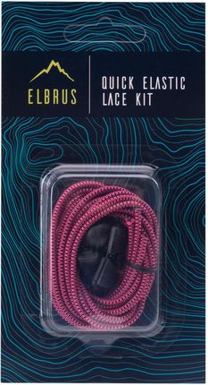 Elbrus Sznurówki Quick Elastic Lace Kit Różowy (M000247297)