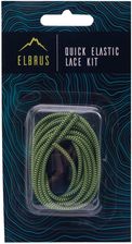 Zdjęcie Elbrus Sznurówki Quick Elastic Lace Kit Zielony (M000247299) - Łęczna