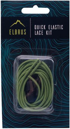 Elbrus Sznurówki Quick Elastic Lace Kit Zielony (M000247299)