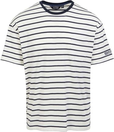 Koszulka męska Regatta Shorebay Tee II Rozmiar: XL / Kolor: biały/niebieski