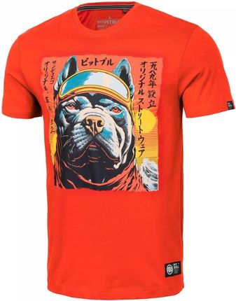 Koszulka Pit Bull Middle Weight 170 Basic Fuji '24 - Pomarańczowa RATY 0% | PayPo | GRATIS WYSYŁKA | ZWROT DO 100 DNI
