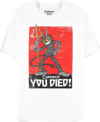 Koszulka Cuphead - You Died Devil Standing (rozmiar XL)