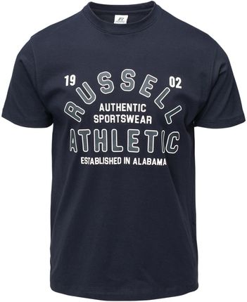 Męska Koszulka z krótkim rękawem Russell Athletic A4-008-1 M000254624 – Granatowy